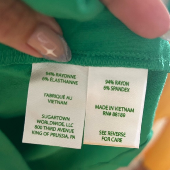 Lilly Pulitzer Vibrant Green Jersey Midi Dress - Picture 6 of 6